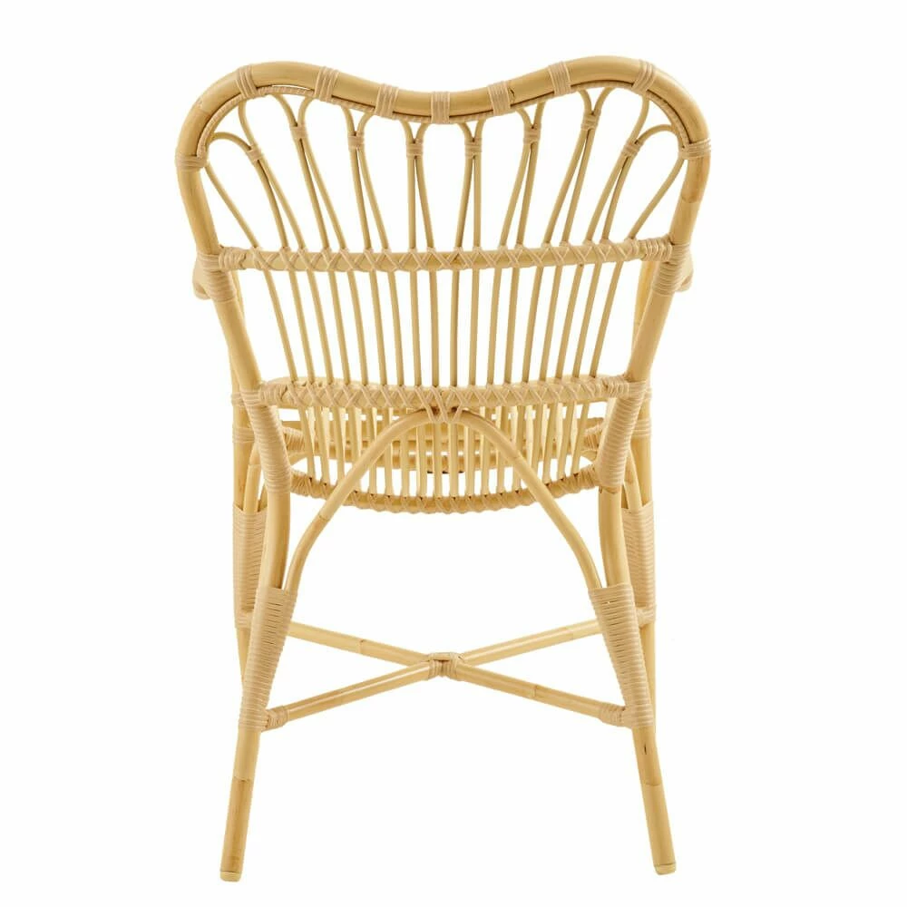 Wetterfester Holzfarbener Gartensessel In Rattanoptik - Gartenstuhl Finja 4 Wetterfester Holzfarbener Gartensessel In Rattanoptik - Gartenstuhl Finja – Bild 2