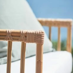 Wetterfester Lounge Stuhl In Natürlichen Braun Mit Kissen - Loungechair Caya -GARTENTRAUM Verkäufe wetterfester lounge stuhl in natuerlichen braun mit kissen loungechair caya4