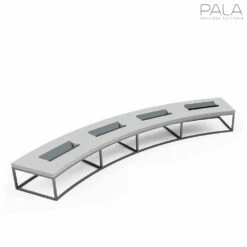 Wetterfester Outdoor Tisch Aus Beton & Metall Mit Barbecue Stellen Für Den Park - Kokkola