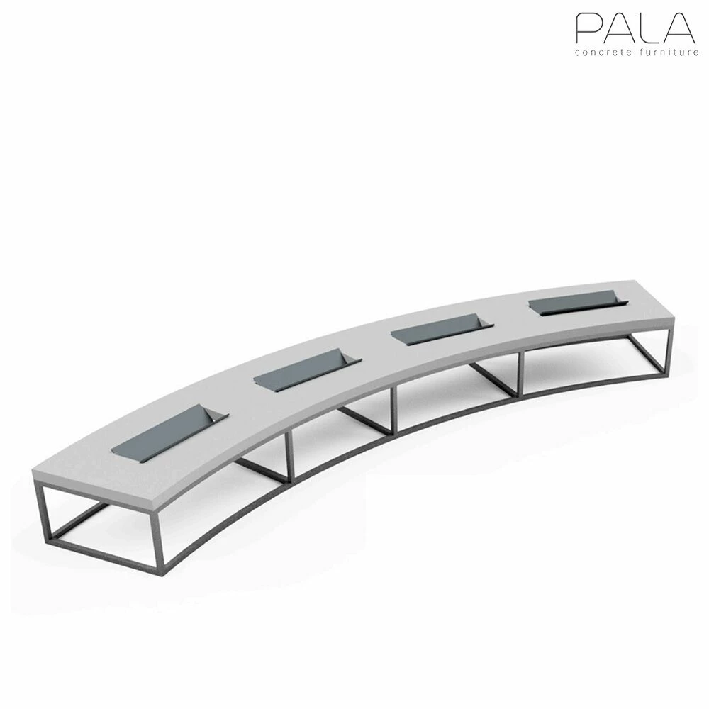 Wetterfester Outdoor Tisch Aus Beton & Metall Mit Barbecue Stellen Für Den Park - Kokkola 3 Wetterfester Outdoor Tisch Aus Beton & Metall Mit Barbecue Stellen Für Den Park - Kokkola