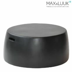 XL Hocker Aus Fiberglas In Schwarz Von Max & Luuk - Nick Hocker