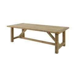 XXL Tisch Für Draußen Aus Recyceltem Teakholz - Esstisch Urmo