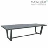 XXL Wetterbeständiger Teakholz Esstisch Von Max & Luuk In Dunkelgrau - Lauren Tisch