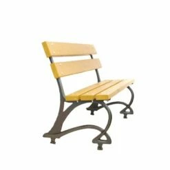 Zeitlose Metallbank Mit Holz Für Den Außenbereich - Davio -GARTENTRAUM Verkäufe zeitlose metallbank mit holz fuer den aussenbereich davio2