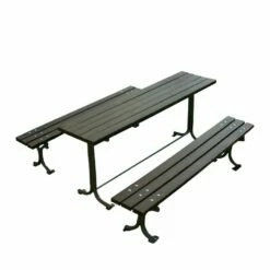 Zeitloses Gartenmöbel-Set Aus Holz Und Metall Für Parks Und Gärten - Alfey